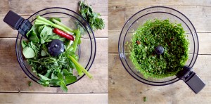 Ingredienten voor quinoa salade