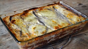 lasagne zonder pasta met aubergine