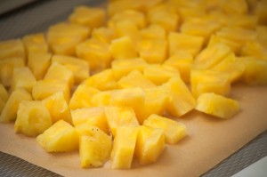 stukjes verse ananas
