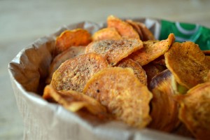 gezonde chips recept