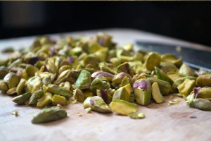 pistache noten hakken
