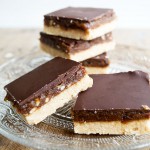 vegan caramel shortbread