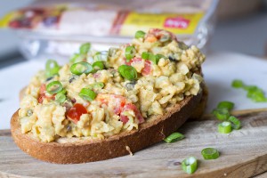 vegan tonijn salade sandwich
